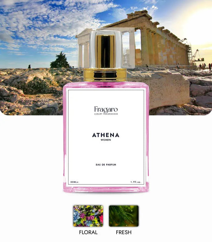 Athena 50ml women's perfume bottle by Fragaro Accords