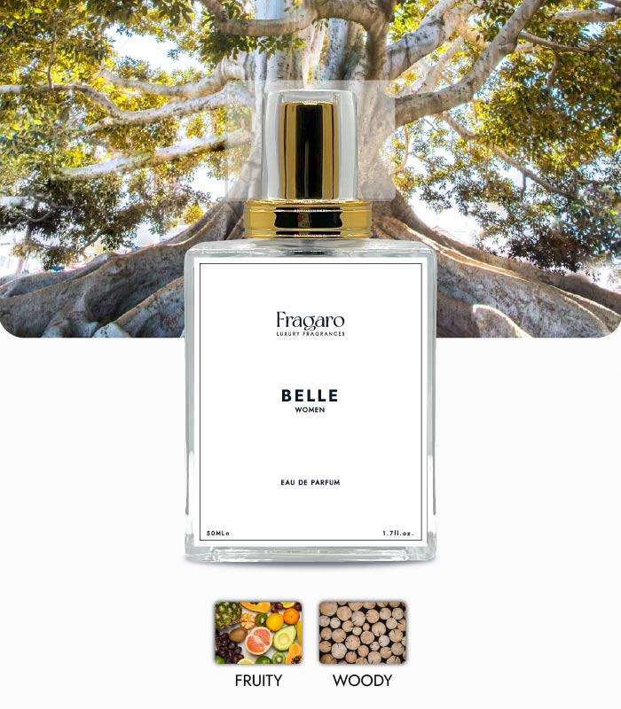 Belle 50ml women's perfume bottle by Fragaro Accords
