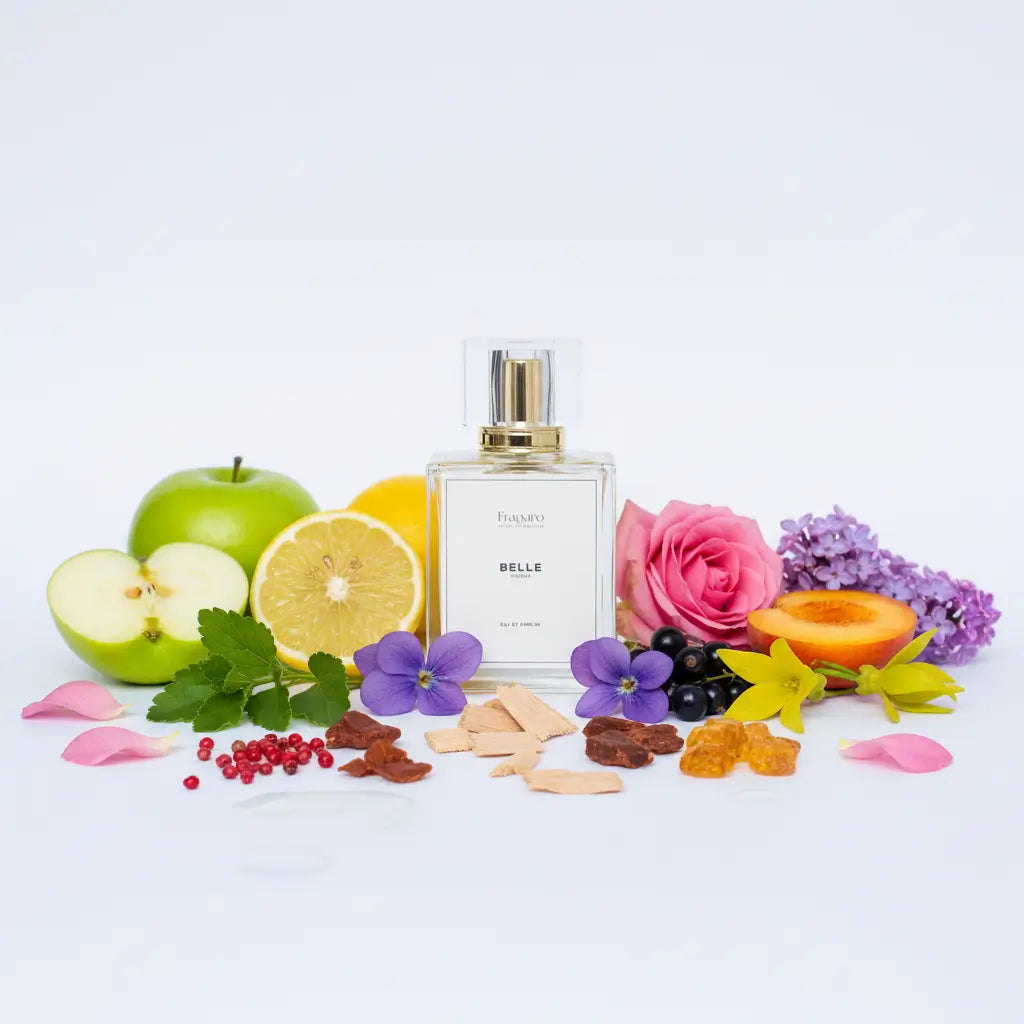 Belle 50ml women's perfume bottle by Fragaro Ingredients

