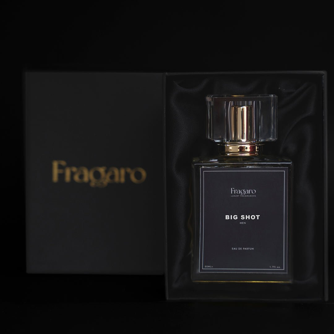 Big Shot 50ml men's perfume bottle by Fragaro with gift packing