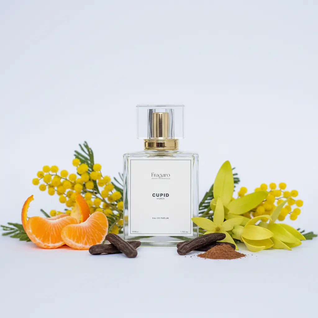 Cupid 50ml women's perfume bottle by Fragaro ingredients