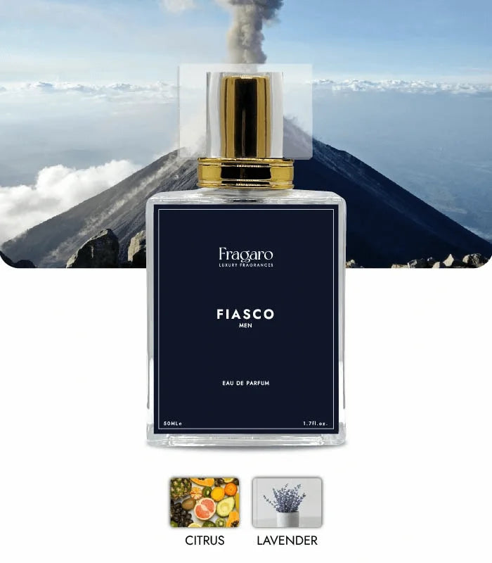 Fiasco 50ml men's perfume bottle by Fragaro accords
