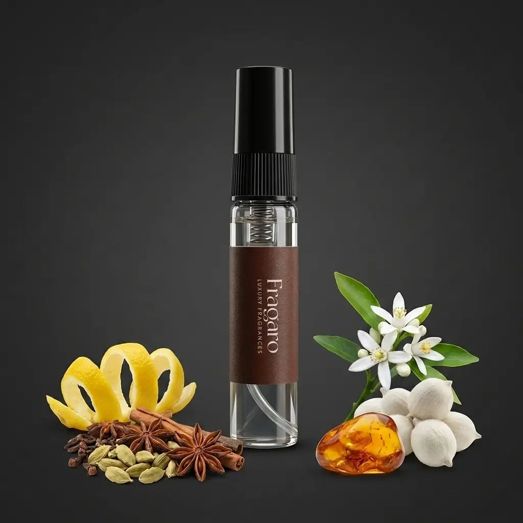 Intoxication 5ml perfume tester by Fragaro with ingredients