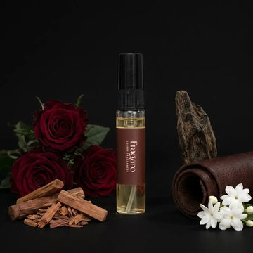 Liquid Gold 5ml perfume tester by Fragaro with ingredients
