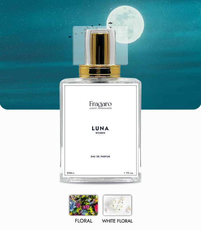 Luna 50ml women's perfume bottle by Fragaro Accords