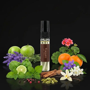 Pegasus 5ml perfume tester by Fragaro with ingredients