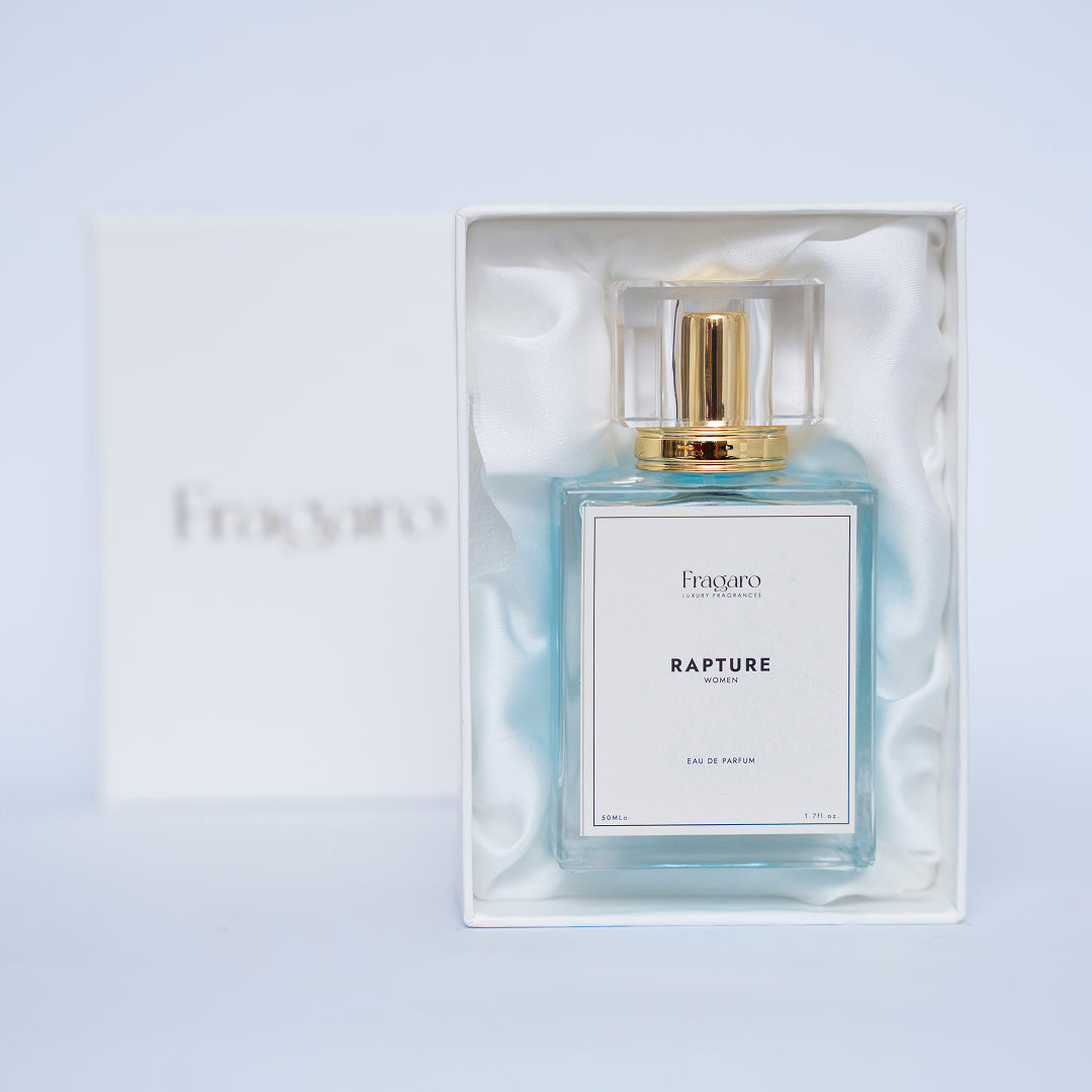 Rapture 50ml women's perfume bottle by Fragaro with giftable box
