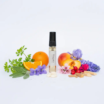 Time-Off 5ml perfume tester by Fragaro with ingredients