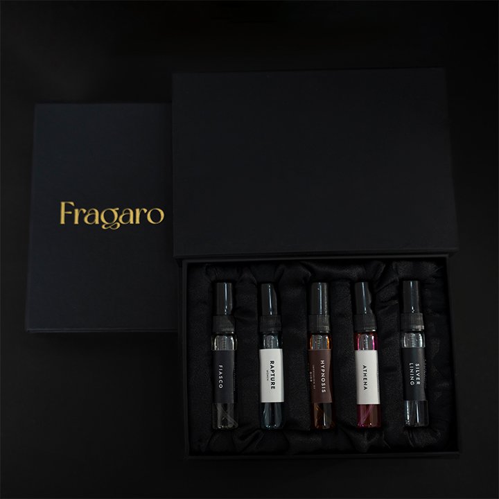 Pick Any 5 Perfume Testers (5ml) by Fragaro giftbox packing